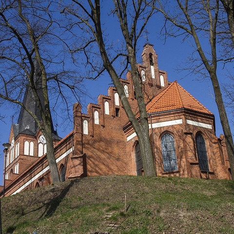 Костел в г. Клевки с черепицей bornholm натуральной